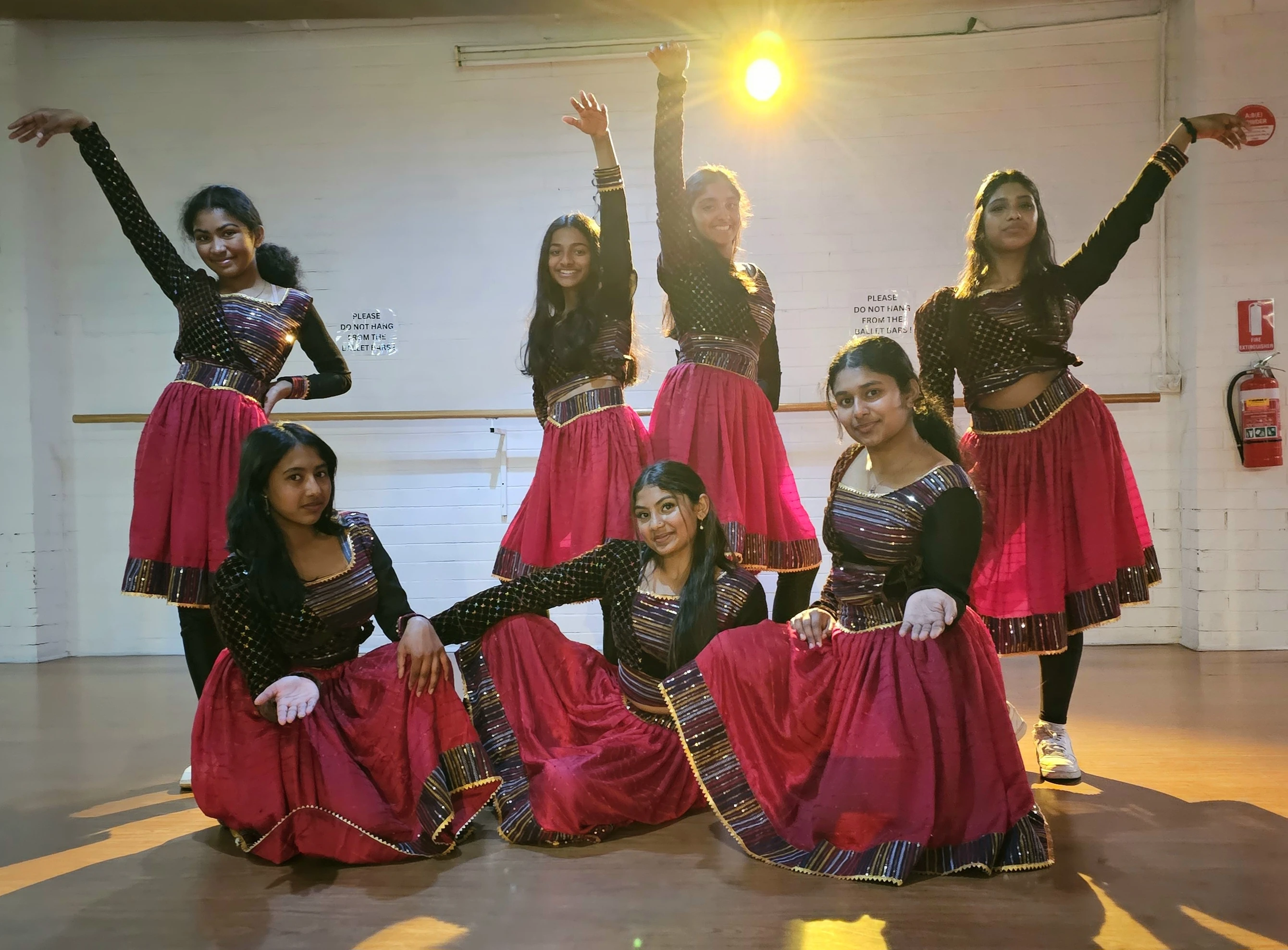 AGDC dancers backstage